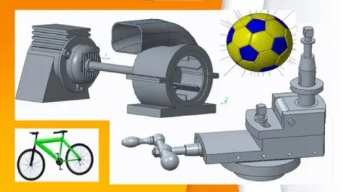 קורס על מודלים חלקים בתוכנת PTC Creo