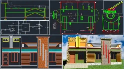 השלם קורס AutoCAD דו-ממד ותלת-ממד ממתחילים למומחים