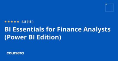 BI Essentials for Finance Analysts (Power BI Edition) התמחות מקצועית מוסמכת