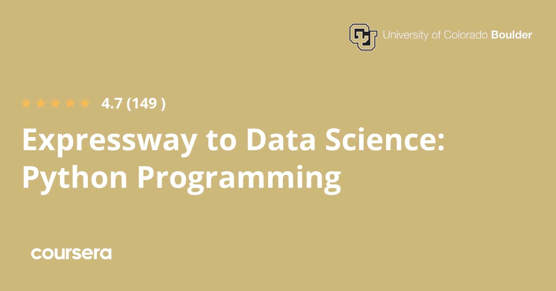 Expressway to Data Science: Python Programming התמחות מקצועית מוסמכת