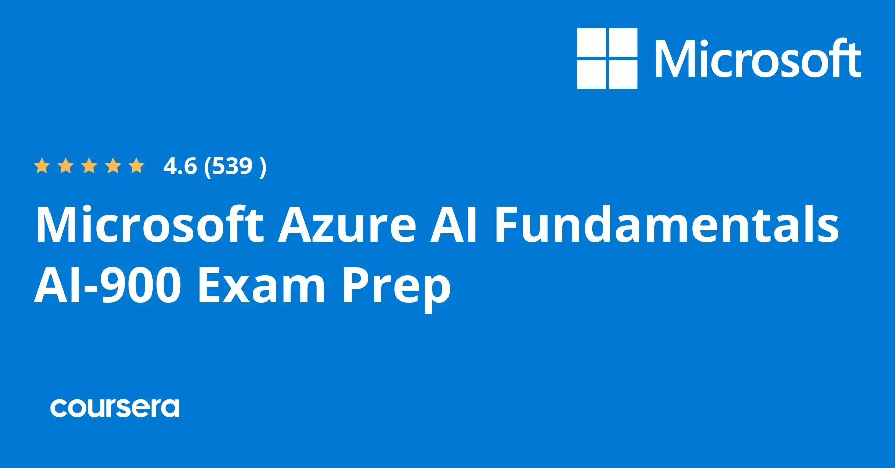 Microsoft Azure AI Fundamentals תעודה מקצועית מוסמכת הכנה למבחן AI-900