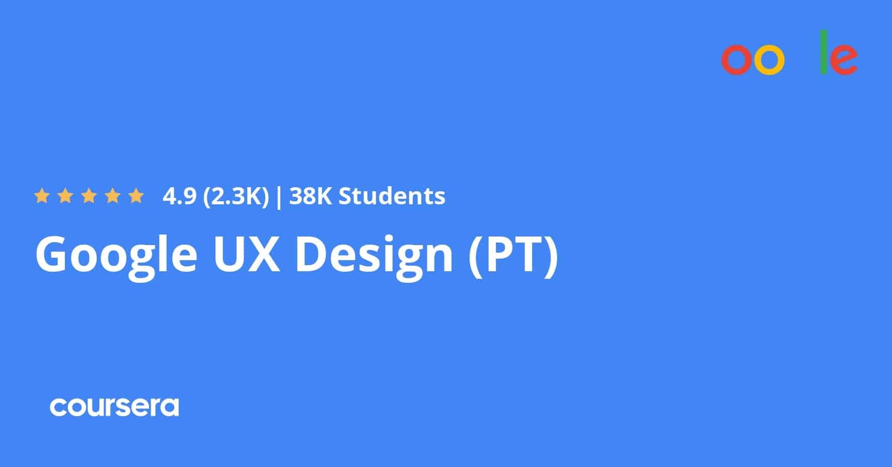 גוגל UX Design (PT) תעודה מקצועית מוסמכת