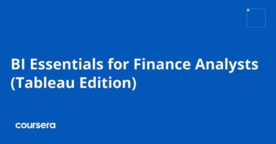 ההתמחות המקצועית המוסמכת ב-BI Essentials for Finance Analysts (Tableau Edition)