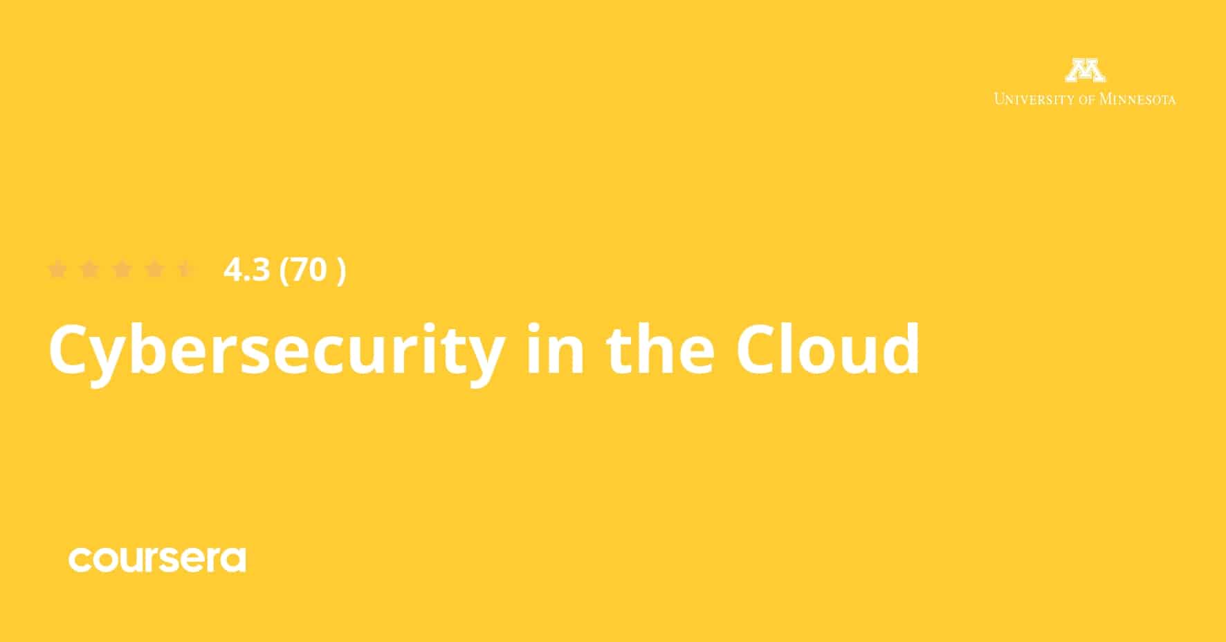 ההתמחות המקצועית מוסמכת Cybersecurity in the Cloud