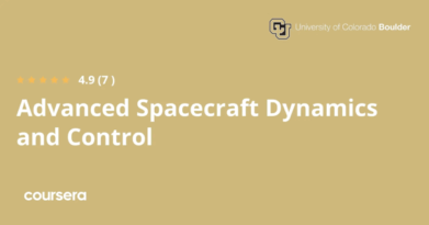 ההתמחות המקצועית מוסמכת ב-Advanced Spacecraft Dynamics and Control