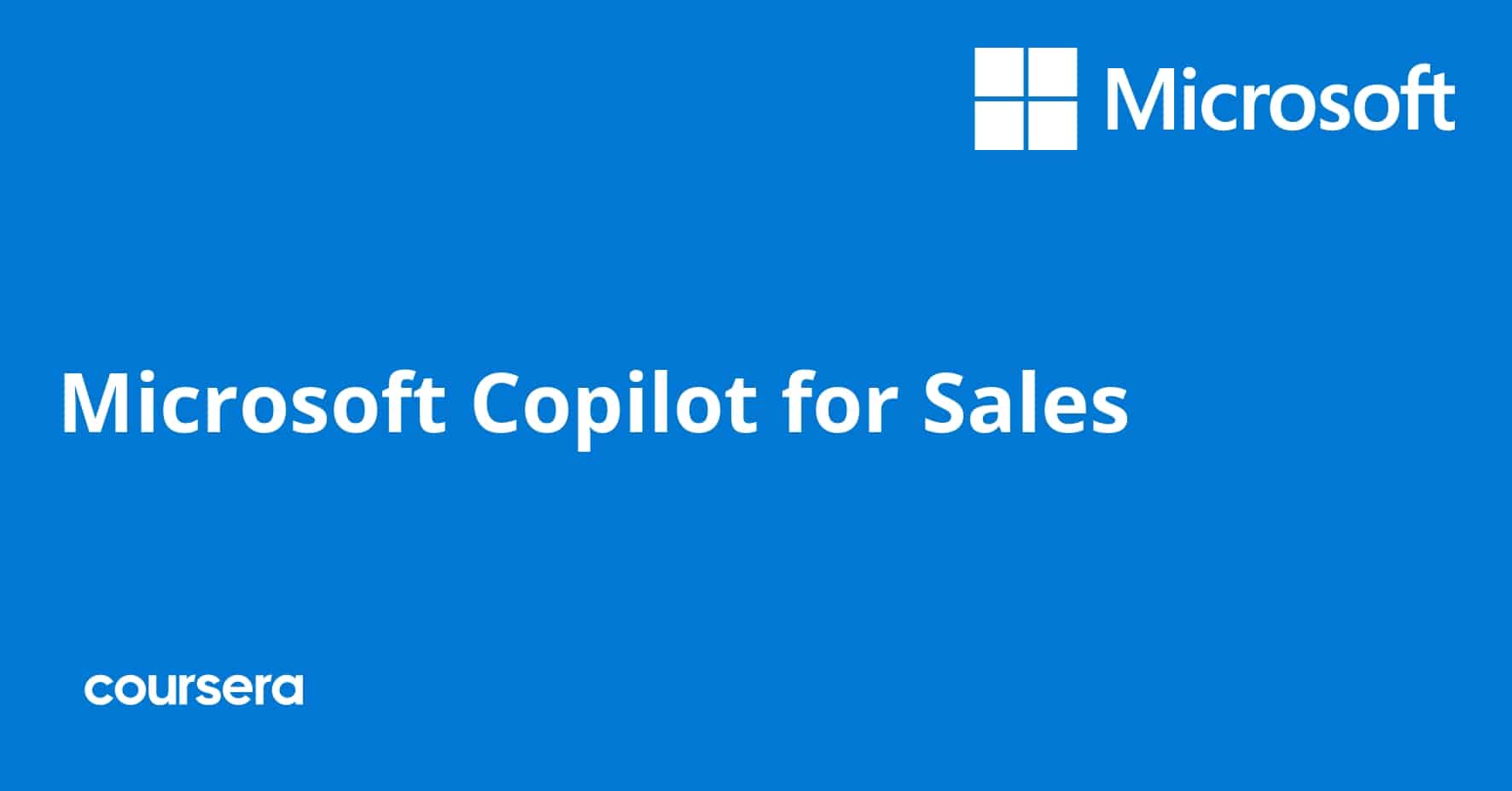 ההתמחות המקצועית מוסמכת של Microsoft Copilot for Sales