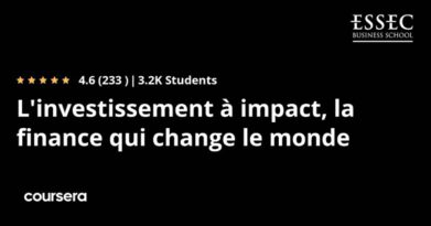 ההתמחות מקצועית מוסמכת L'investissement à impact, la finance qui change le monde במוסד Google