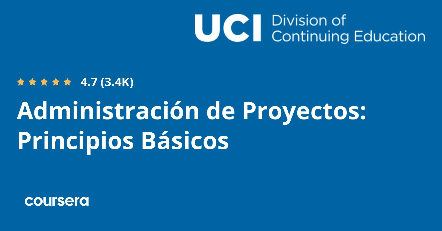 ההתמחות מקצועית מוסמכת של Google: Administración de Proyectos: Principios Básicos