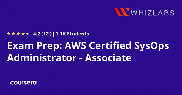קורס אונליין – תעודה מקצועית מוסמכת ב-AWS Certified SysOps Administrator – Associate של Whizlabs