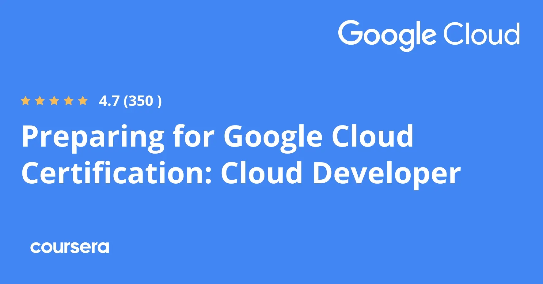 הכנה להסמכה של Google Cloud: תעודה מקצועית מוסמכת מפתח ענן