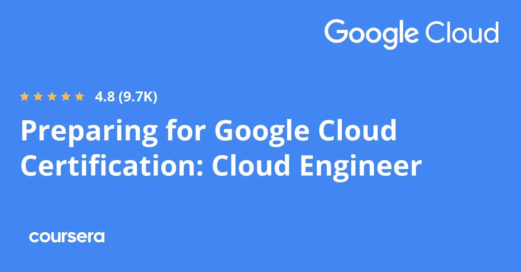 הכנה להסמכה של Google Cloud: תעודה מקצועית מוסמכת של Cloud Engineer