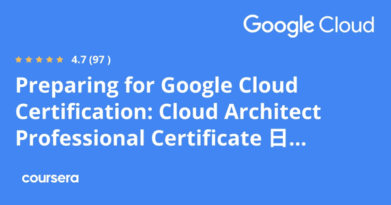 הכנה להסמכת Google Cloud: תעודה מקצועית מוסמכת אדריכל ענן 日本語版