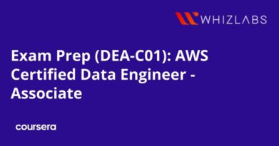 הכנה למבחן (DEA-C01): התמחות מקצועית מוסמכת ב- AWS Certified Data Engineer - Associate