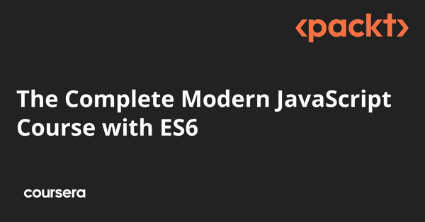 קורס אונליין – תעודה מקצועית מוסמכת בJavaScript מודרני עם התמחות ES6 של Packt