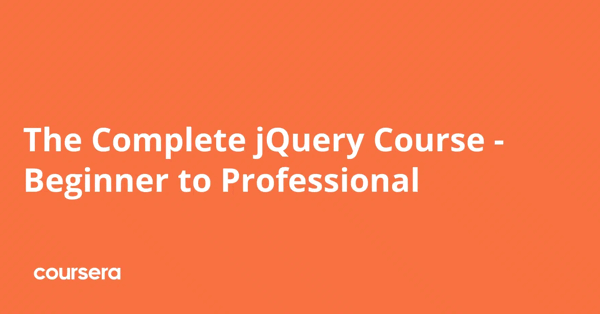 קורס אונליין – תעודה מקצועית מוסמכת בjQuery המלא של מכון פקט