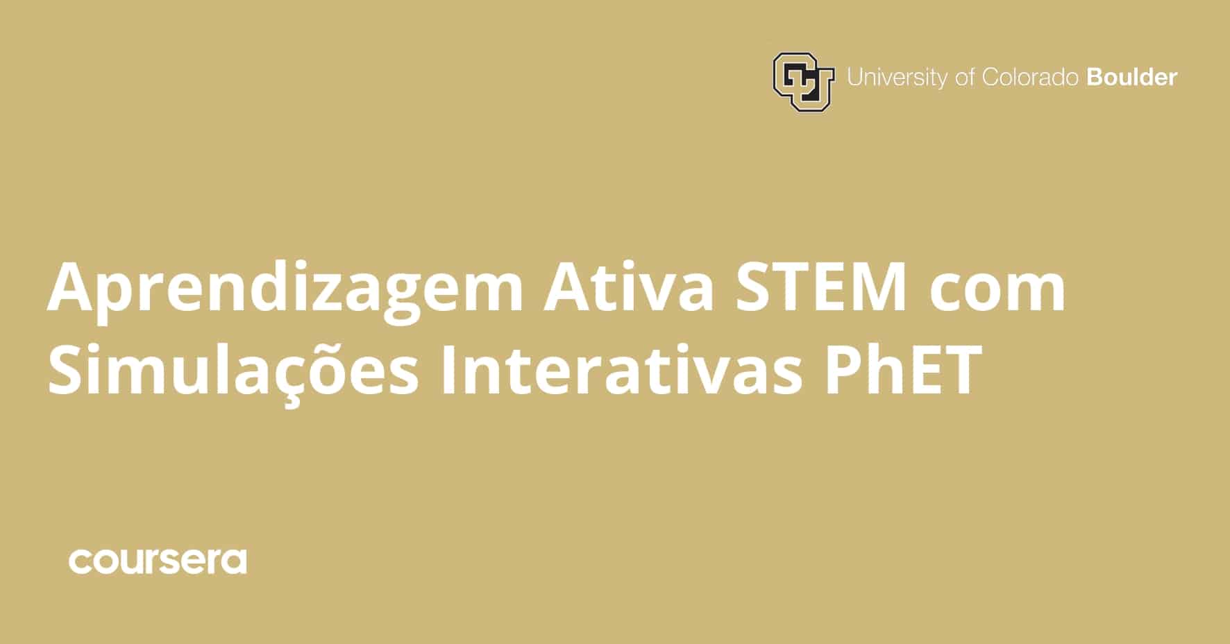 התמחות מקצועית מוסמכת Aprendizagem Ativa STEM com Simulações Interativas PhET