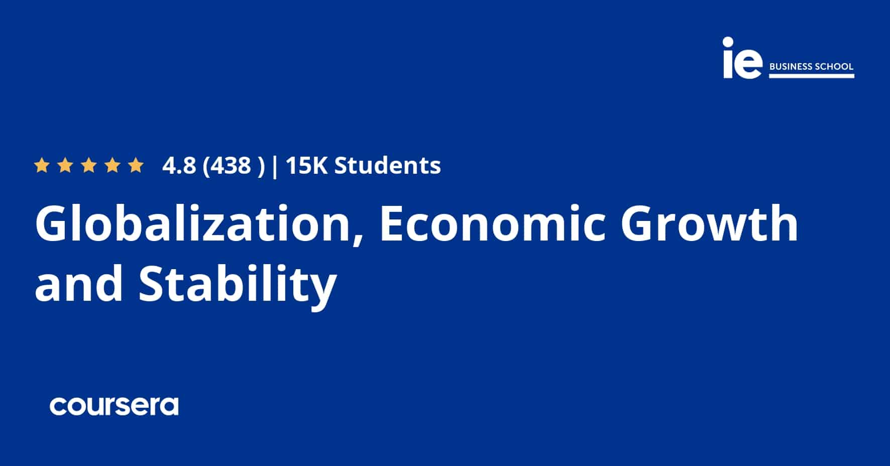 התמחות מקצועית מוסמכת: Globalization, Economic Growth and Stability Specialization - offered by University of XYZ