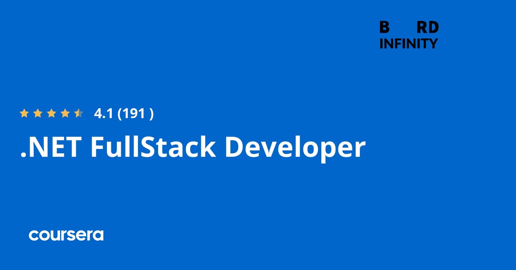 התמחות מקצועית מוסמכת .NET FullStack Developer - offered by Google