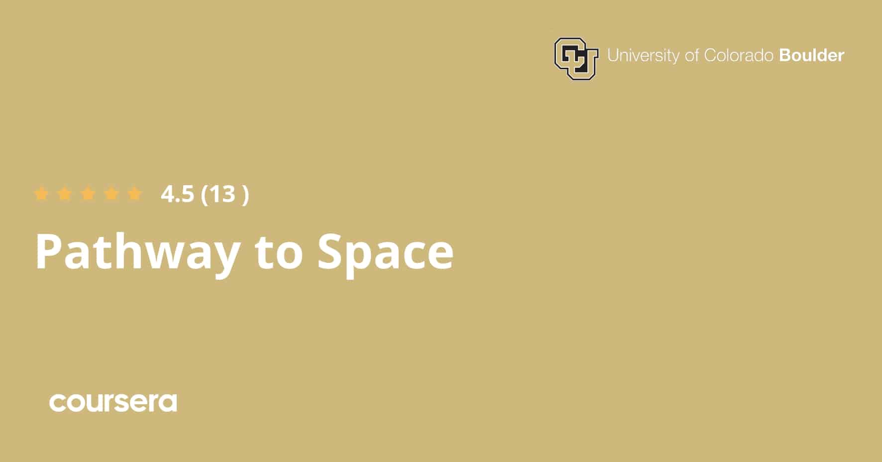 התמחות מקצועית מוסמכת - Pathway to Space Specialization, offered by Google.