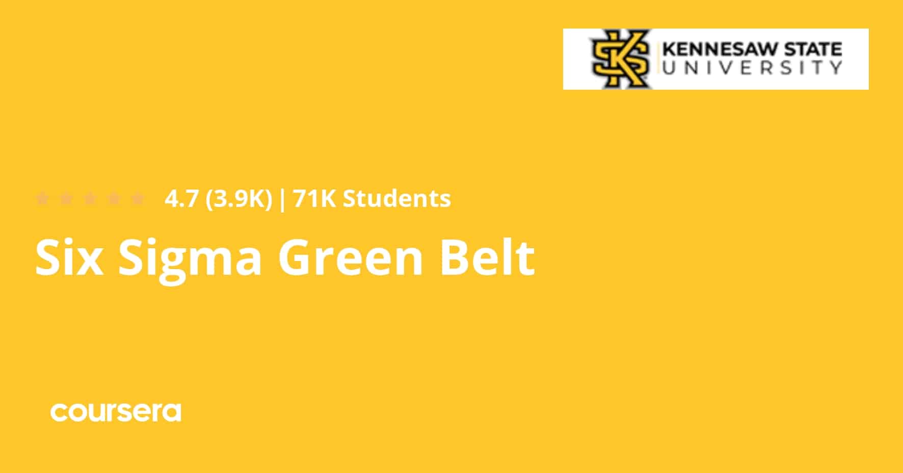 התמחות מקצועית מוסמכת Six Sigma Green Belt