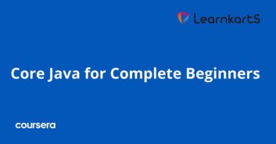 התמחות מקצועית מוסמכת ב-Core Java for Complete Beginners - Offered by [Institute Name]