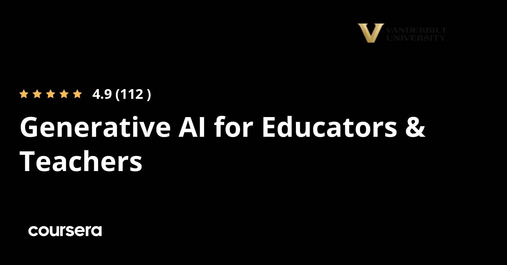 התמחות מקצועית מוסמכת ב-Generative AI for Educators & Teachers