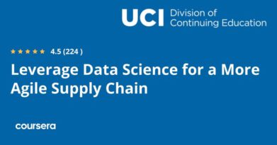 התמחות מקצועית מוסמכת ב-Leverage Data Science for a More Agile Supply Chain