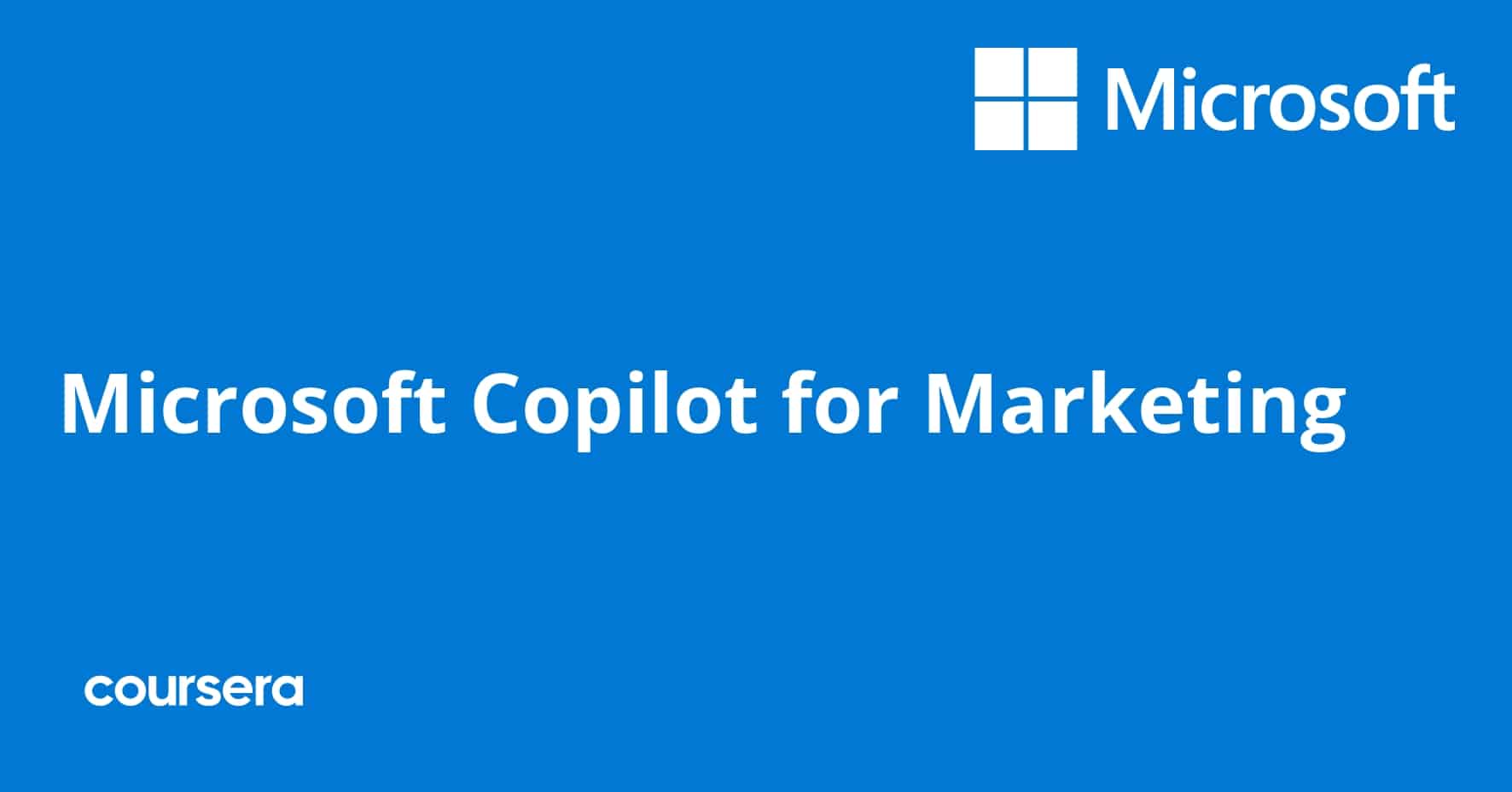 התמחות מקצועית מוסמכת ב-Microsoft Copilot for Marketing