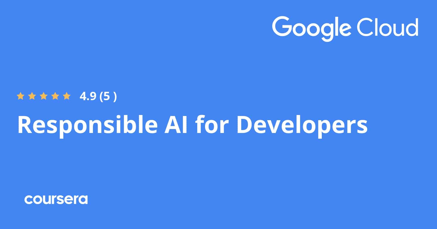 התמחות מקצועית מוסמכת ב-Responsible AI for Developers