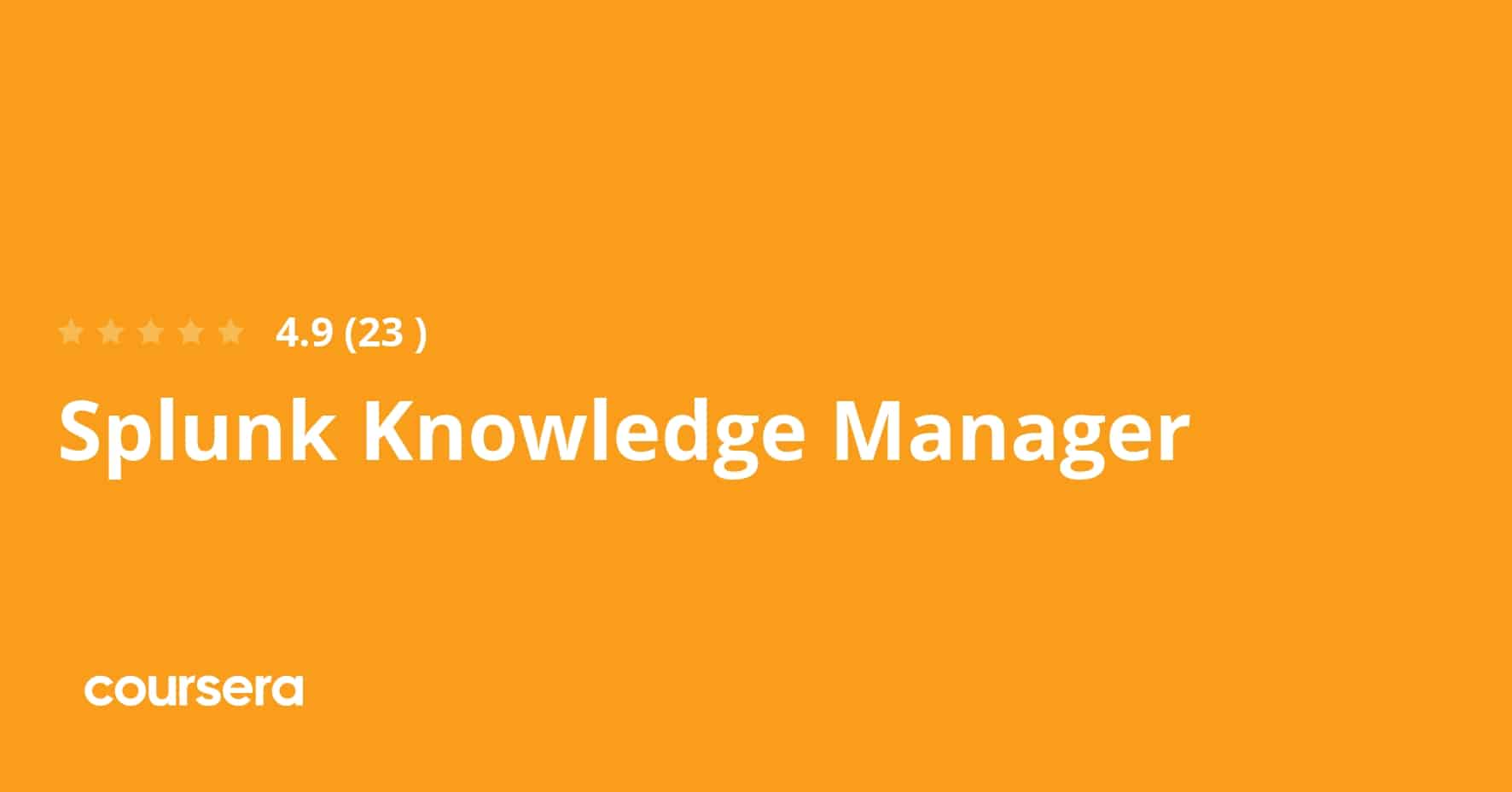 התמחות מקצועית מוסמכת ב-Splunk Knowledge Manager