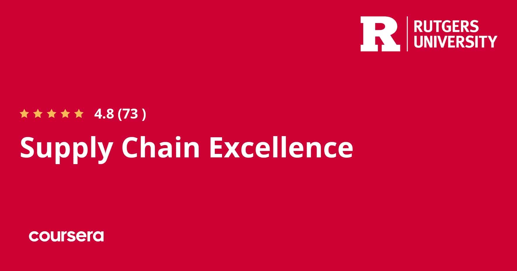 התמחות מקצועית מוסמכת ב-Supply Chain Excellence