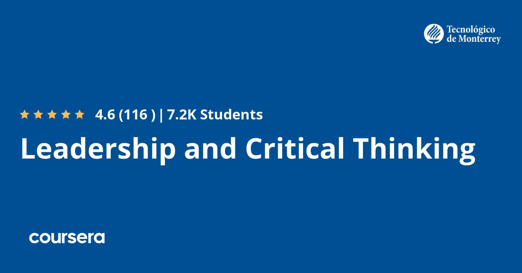 התמחות מקצועית מוסמכת בל Leadership and Critical Thinking