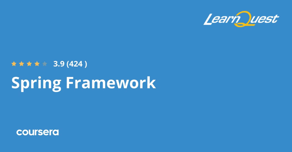 קורס אונליין – תעודה מקצועית מוסמכת ב-Spring Framework של LearnQuest