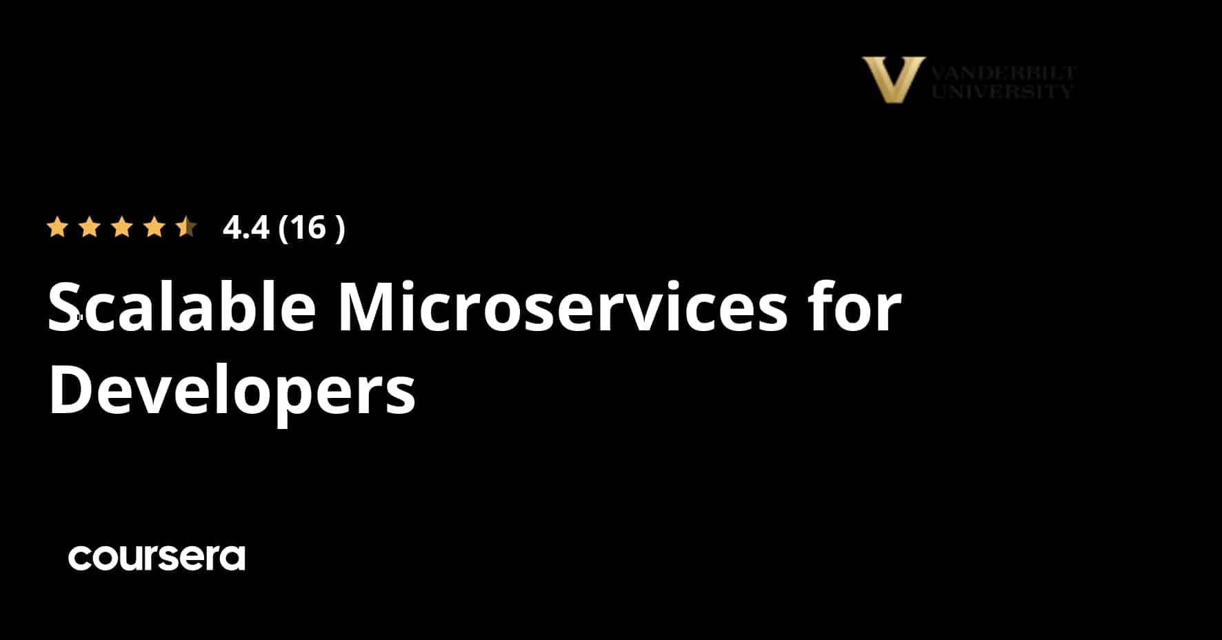 התמחות מקצועית מוסמכת של Scalable Microservices for Developers