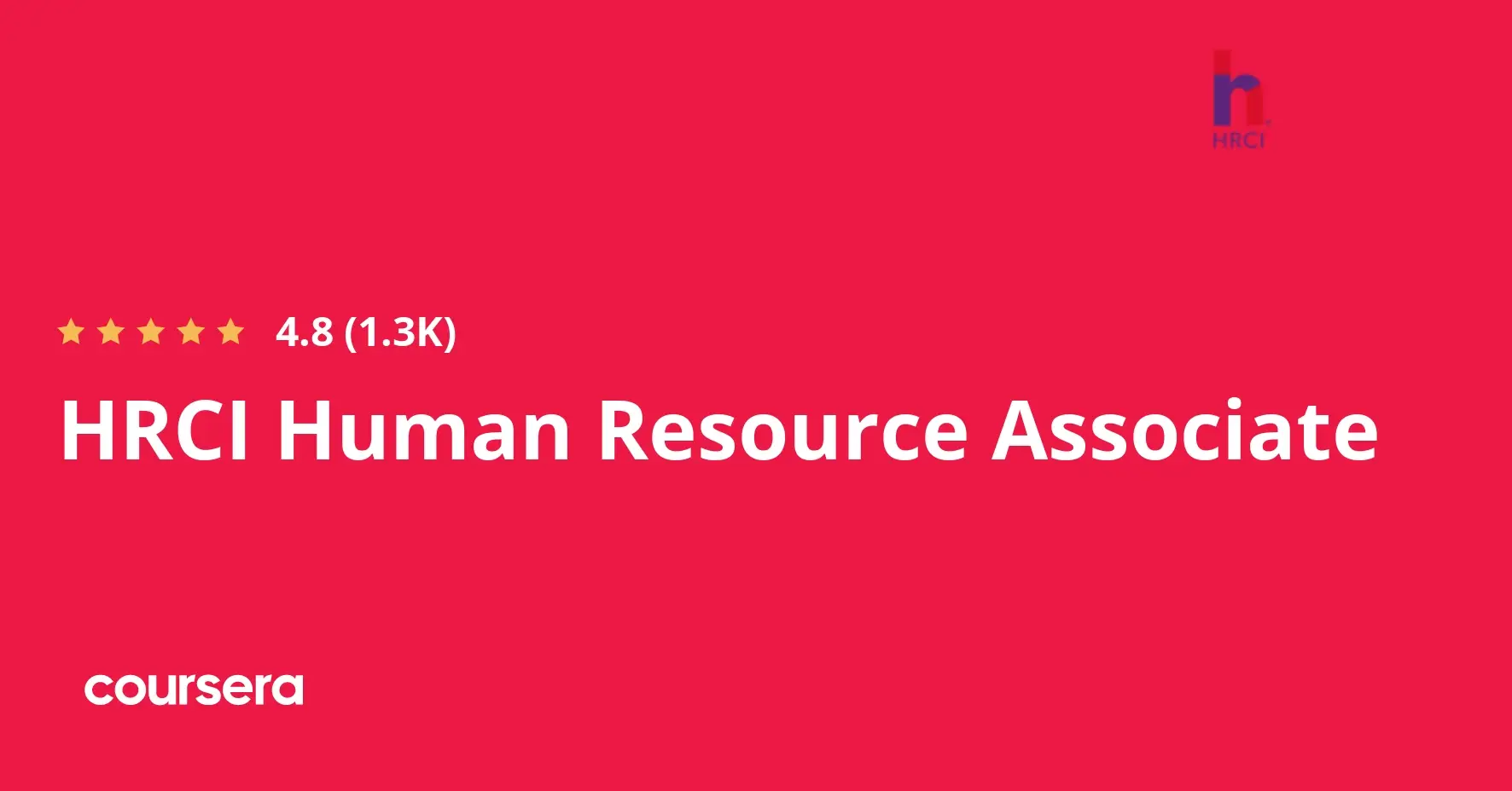 תעודה מקצועית מוסמכת HRCI Human Resource Associate