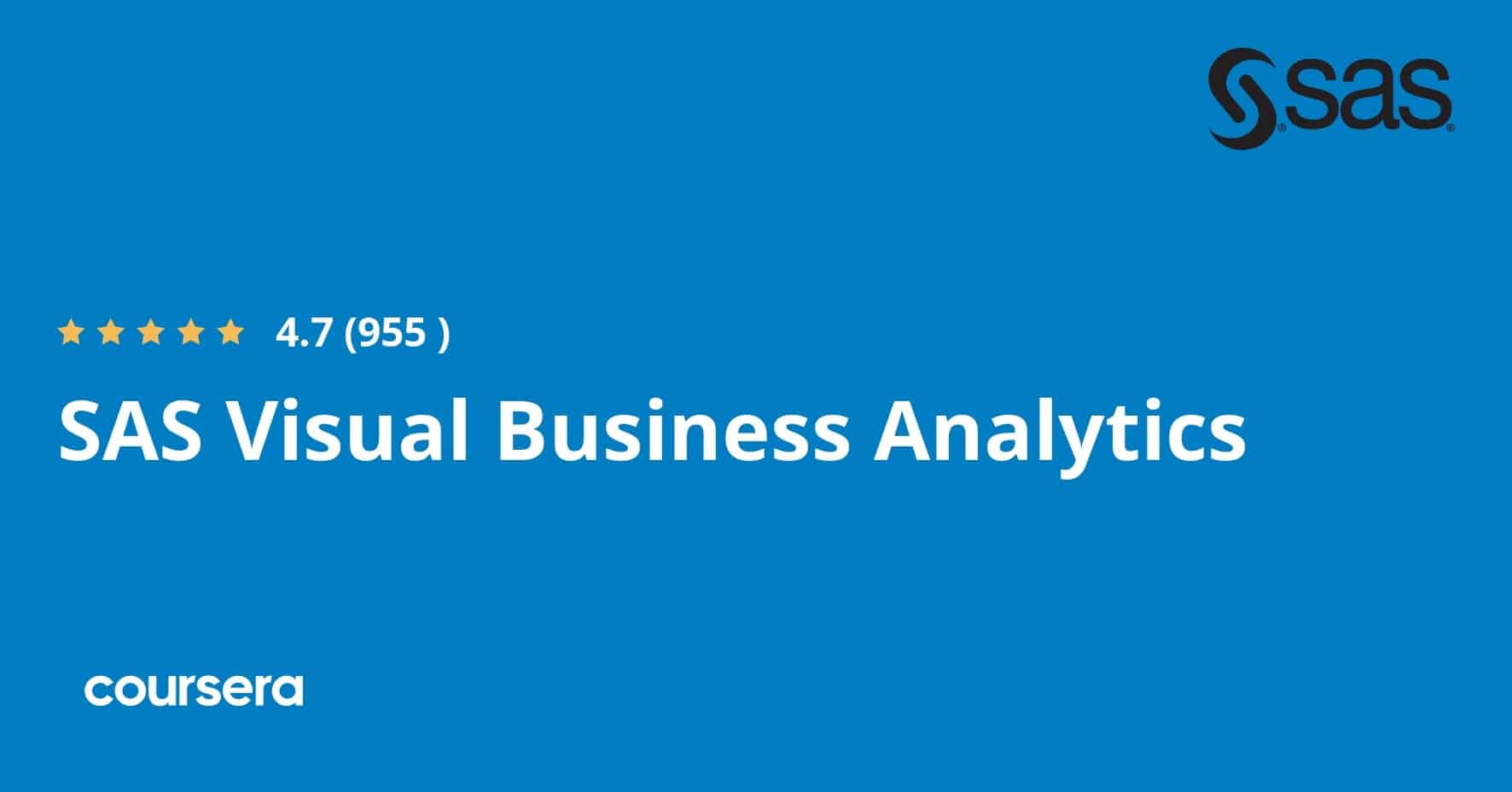 תעודה מקצועית מוסמכת ב-SAS Visual Business Analytics