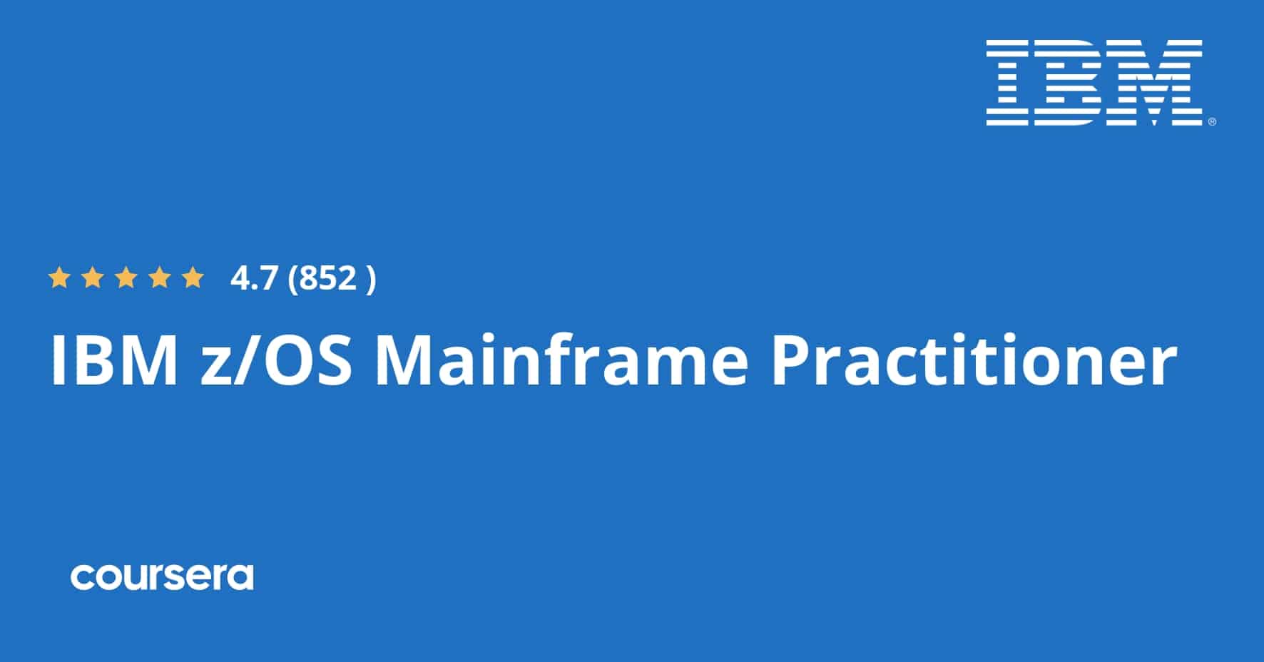 תעודה מקצועית מוסמכת של IBM z/OS Mainframe Practitioner