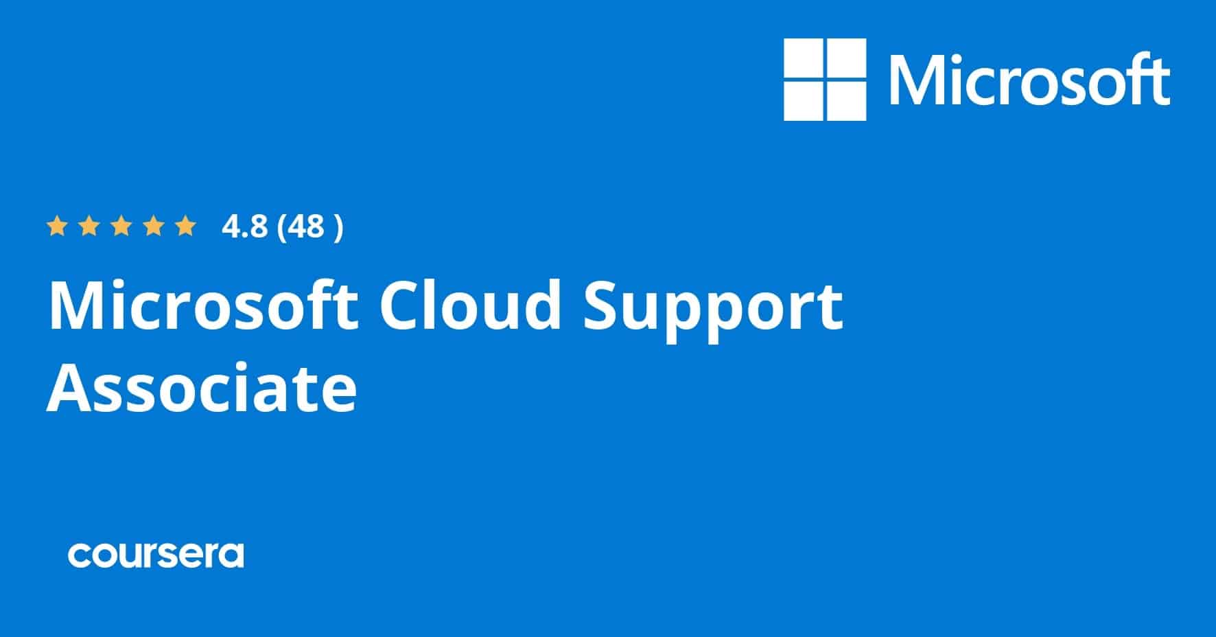 תעודה מקצועית מוסמכת של Microsoft Cloud Support Associate