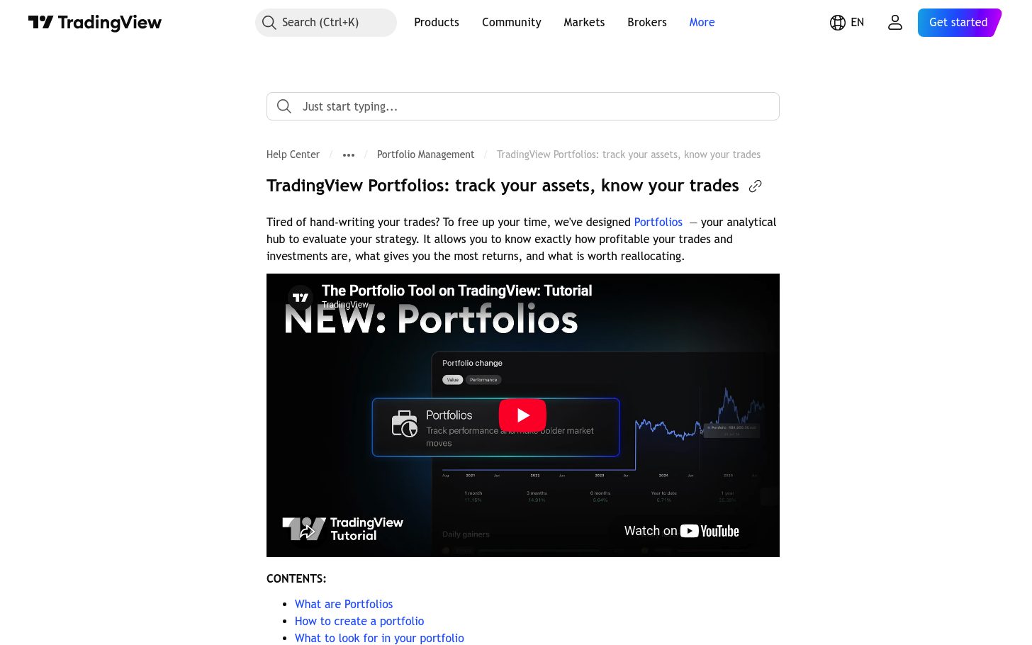 תיק מעקב ב-TradingView — לבנות אותו ידנית או מרשימת מעקב 7 המדריך הרשמי לכלי התיקים של TradingView