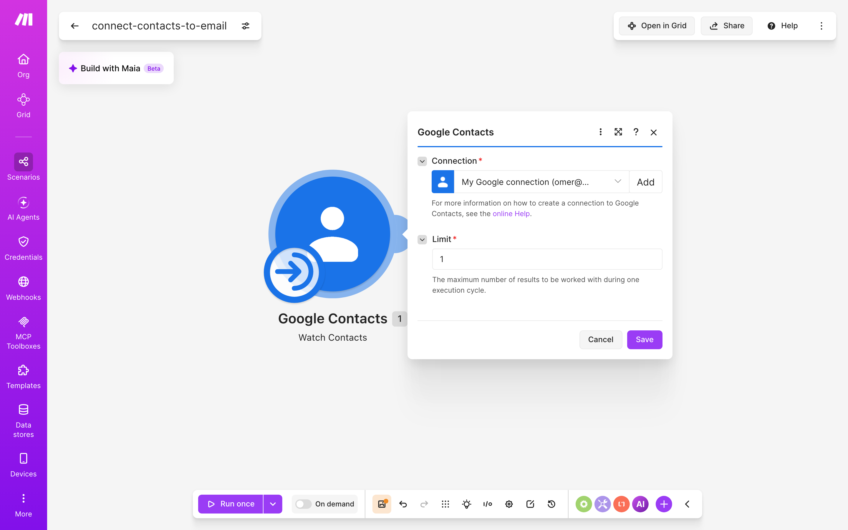 איך מחברים contacts ל-Gmail — איש-קשר חדש → נשלח מייל 3 הגדרות המודול google-contacts — Watch Contacts