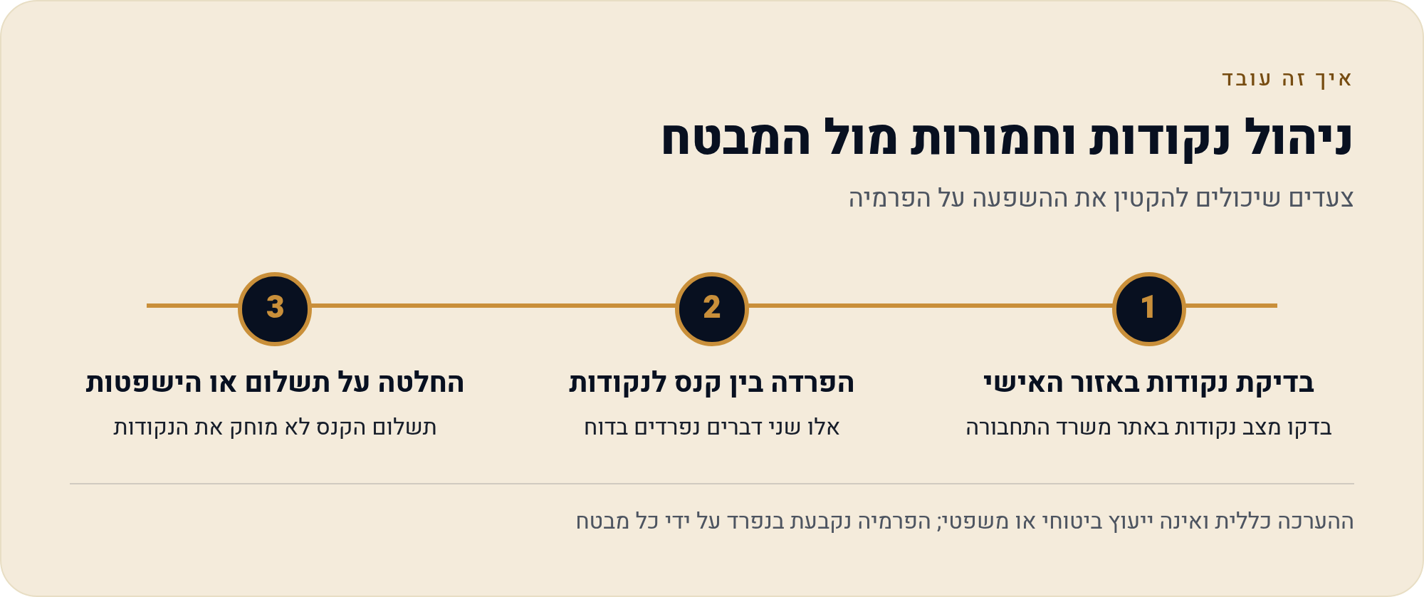 שיטת הניקוד ועבירות תנועה: איך הן מייקרות לנהג חדש את הביטוח 4 צעדים שיכולים להקטין את ההשפעה על הפרמיה
